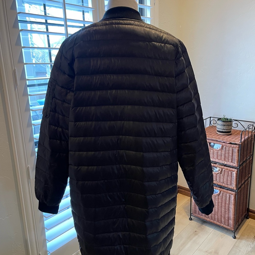 Zara down black coat S - Picture 5 of 8